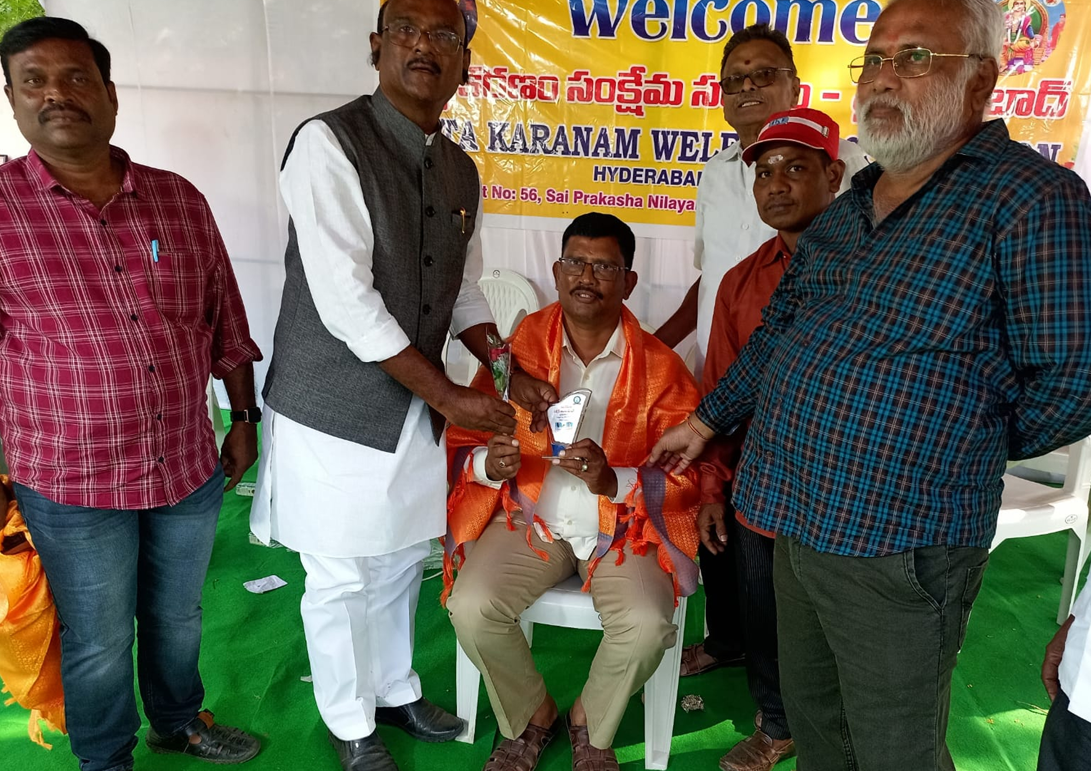 Award presented to Sistakaranam Foundation Founder Chairman